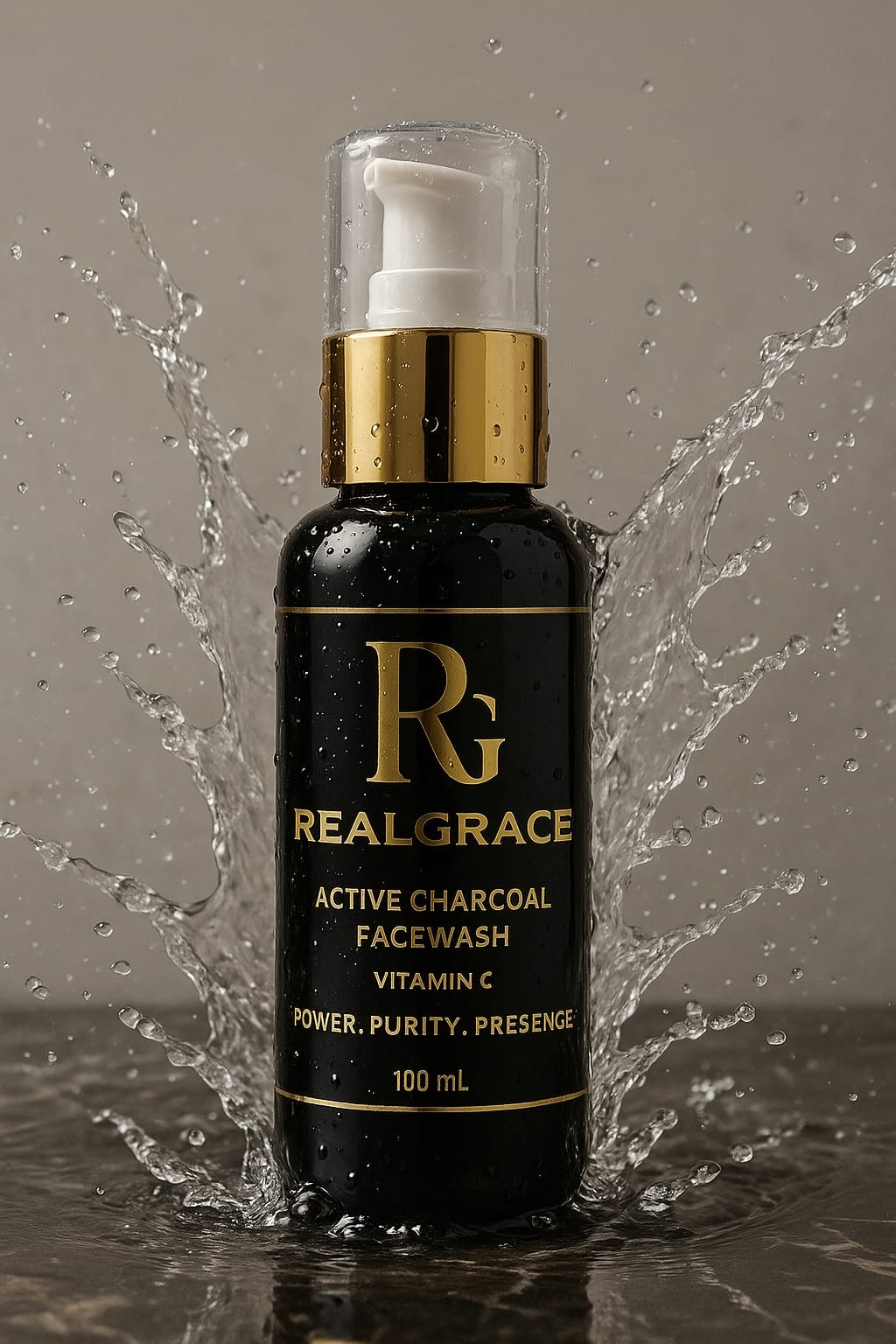 Real Grace Active Charcoal Facewash with Vitamin C